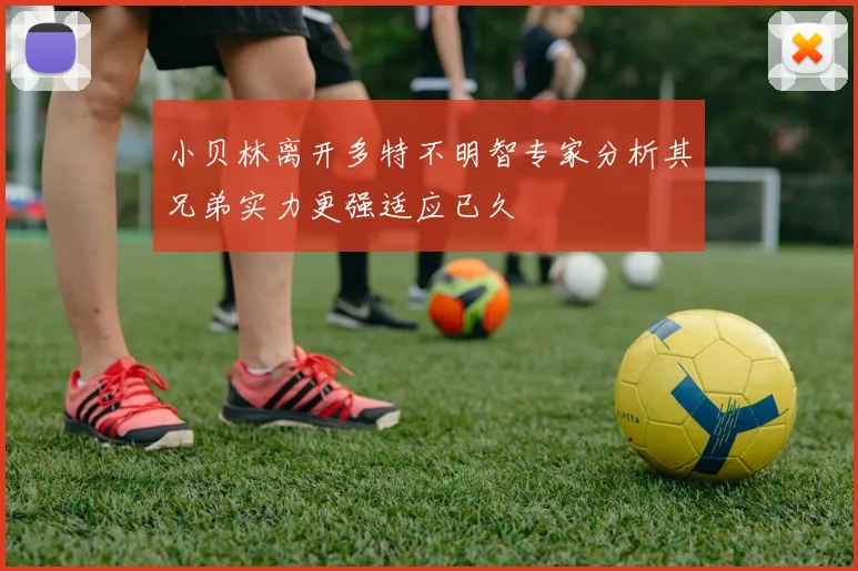 小贝林离开多特不明智专家分析其兄弟实力更强适应已久