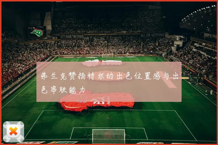 弗兰克赞扬特尔的出色位置感与出色串联能力